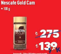 NESCAFE GOLD CAM KAHVE 100 G